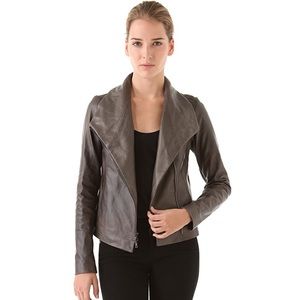 Vince Scuba Leather Jacket